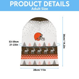 Cleveland Browns Light Up Season Beanie Hat