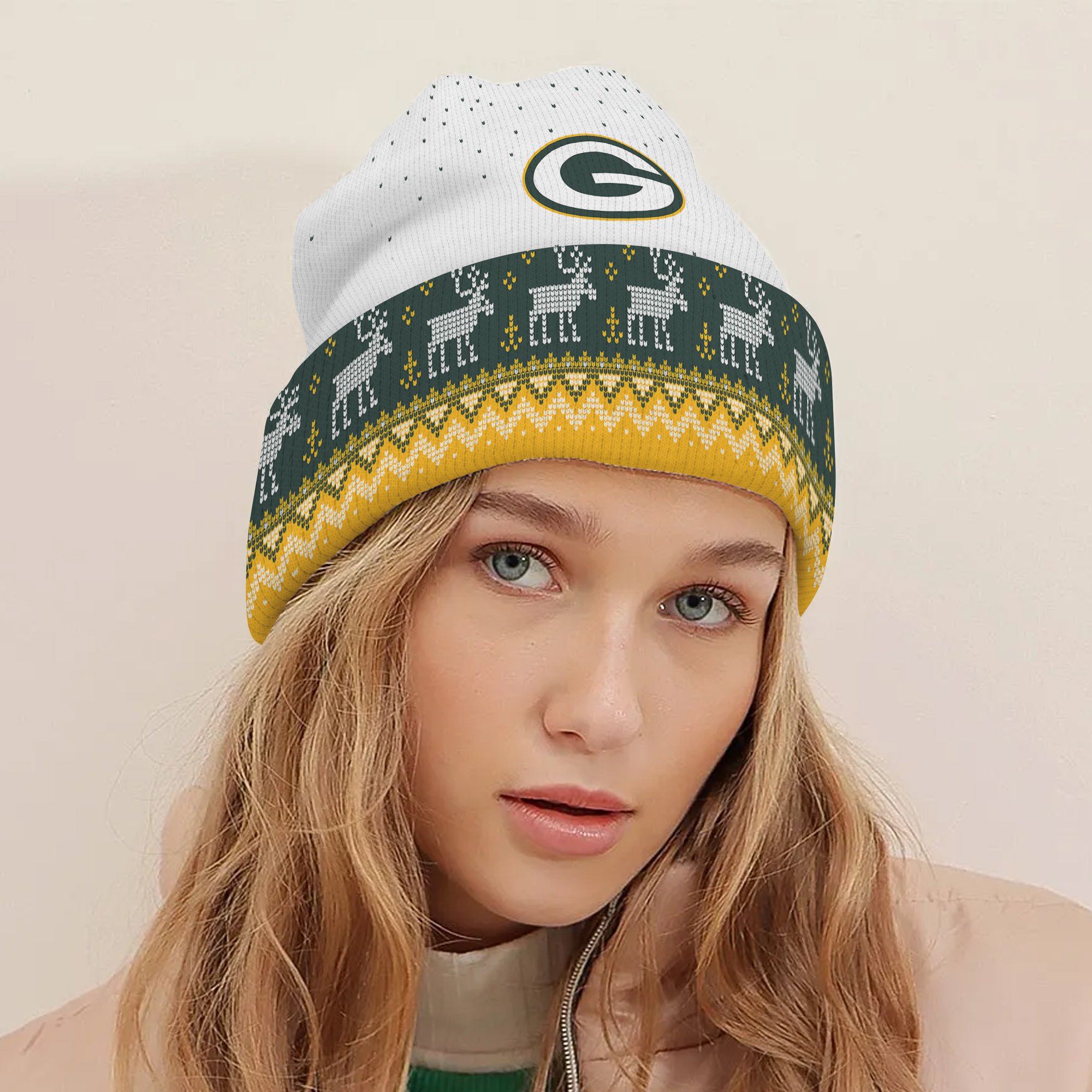 Green Bay Packers Light Up Season Beanie Hat