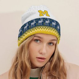 Michigan Wolverines Light Up Season Beanie Hat