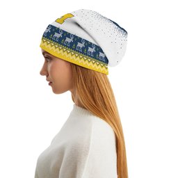 Michigan Wolverines Light Up Season Beanie Hat