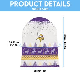 Minnesota Vikings Light Up Season Beanie Hat
