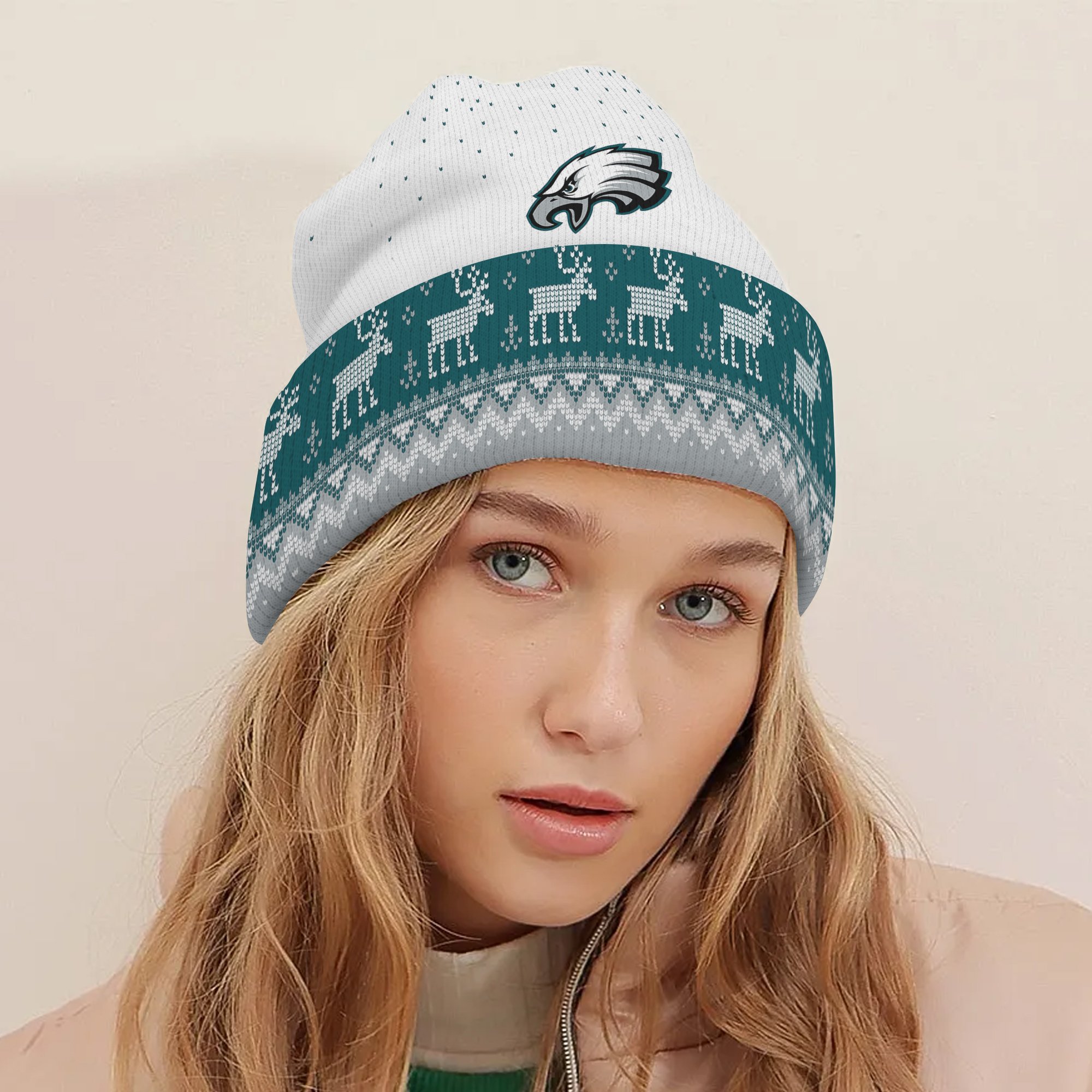 Philadelphia Eagles Light Up Season Beanie Hat