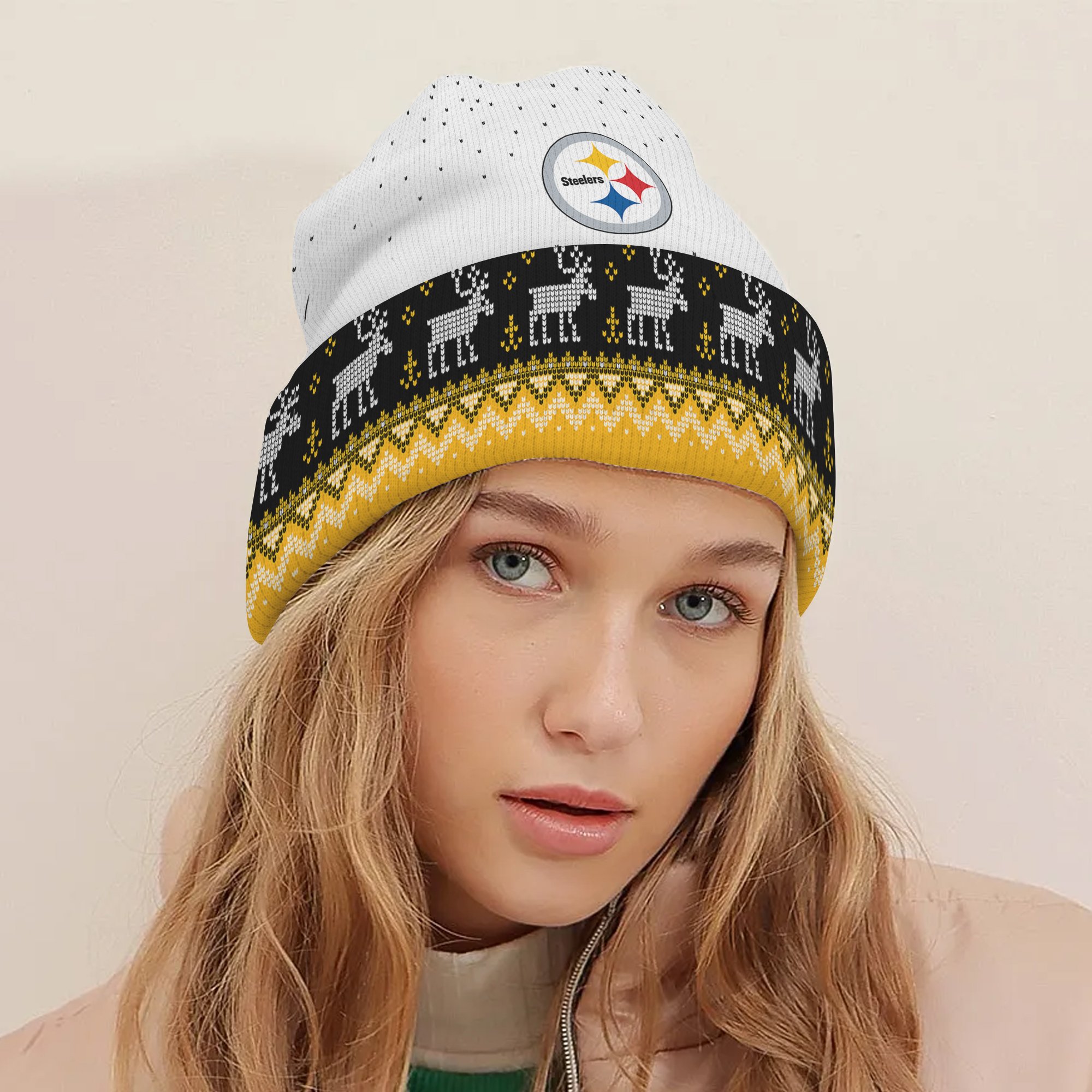 Pittsburgh Steelers Light Up Season Beanie Hat