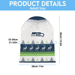 Seattle Seahawks Light Up Season Beanie Hat