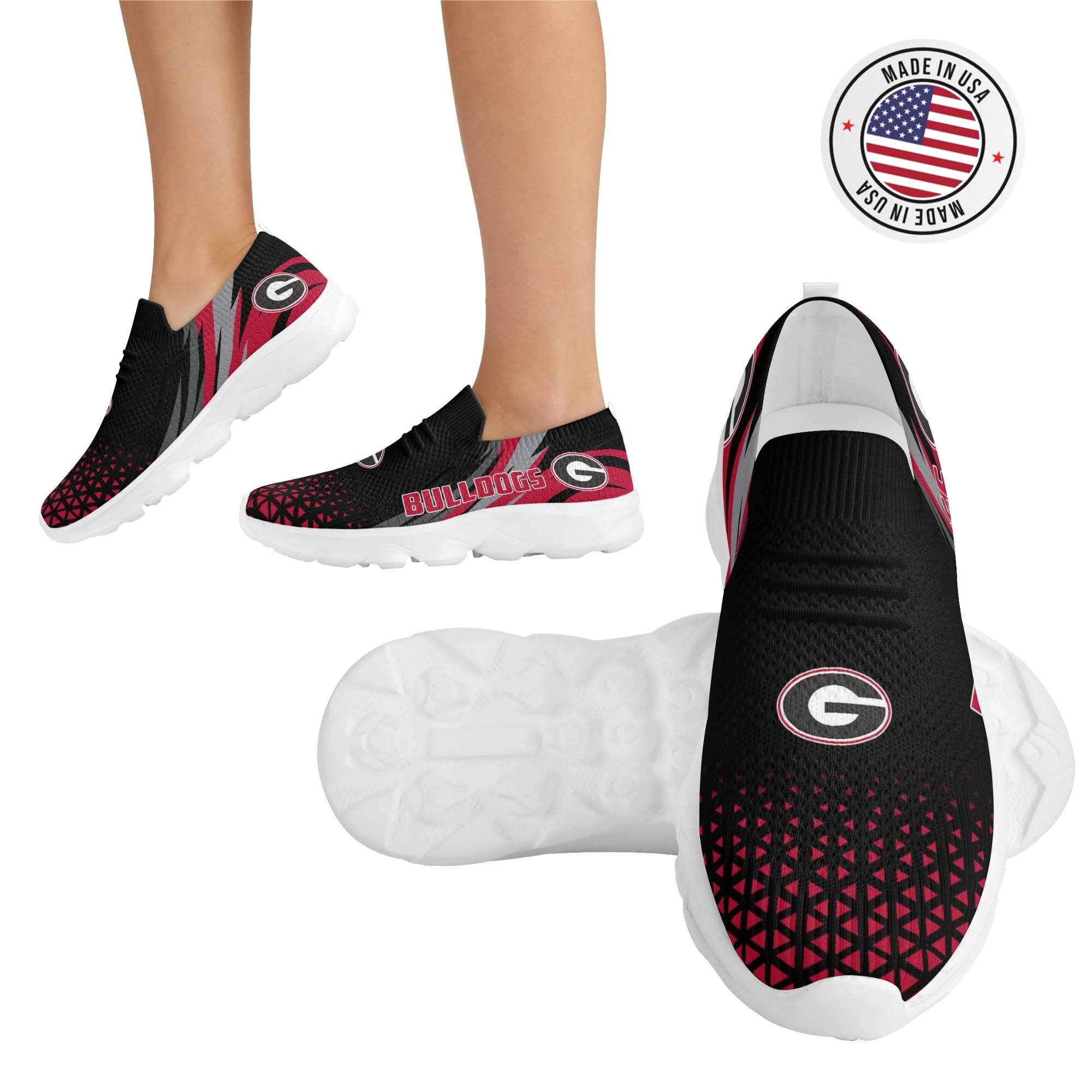 Georgia Bulldogs Lightweight Adult Sport Shoes