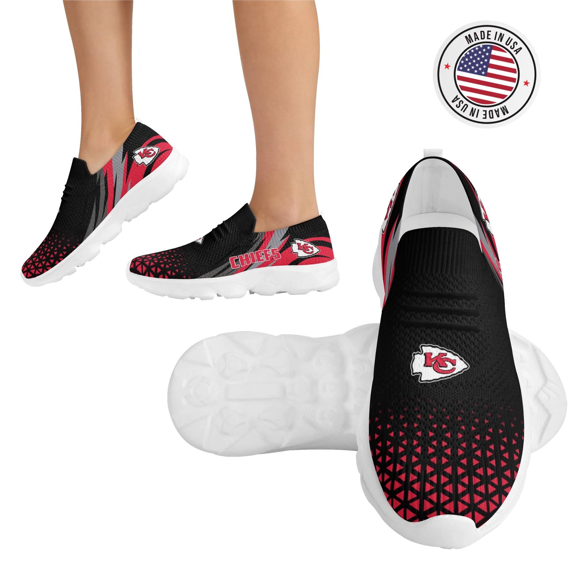 Kansas City Chiefs Lightweight Adult Sport Shoes