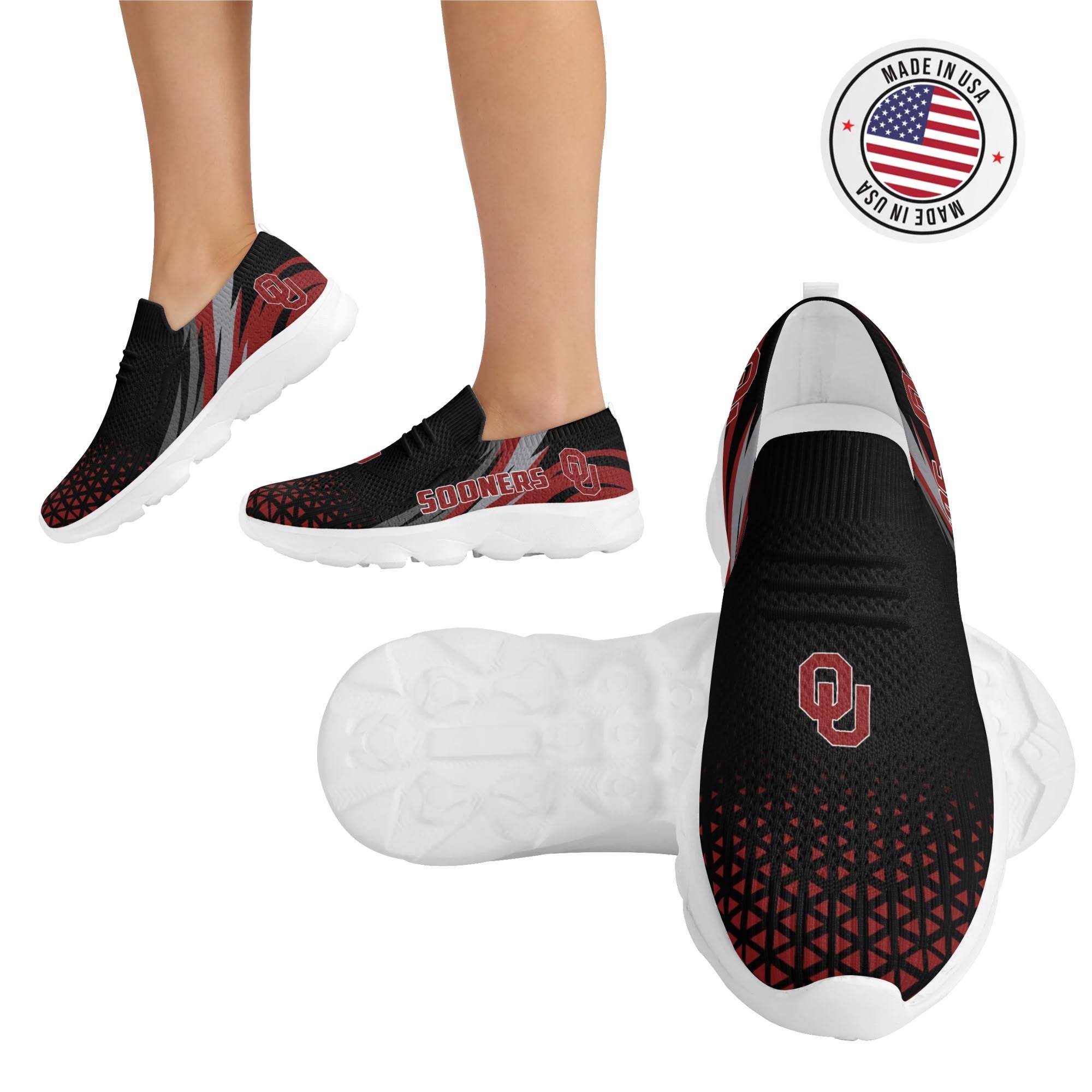 Oklahoma Sooners Lightweight Adult Sport Shoes
