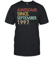 24th Birthday 24 Years Old Awesome Since September 1997 shirt, hoodie, sweater, tshirt