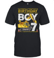 Birthday Boy 7 Construction 7th Birthday Excavator Birthday Shirt, hoodie, sweater, tshirt