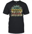 Limited Edition Awesome Since 2007 14th Birthday Retro shirt, hoodie, sweater, tshirt