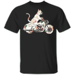 Floral Cat Riding Motorcycle Matching Cat Lover Owner Biker Women Gifts