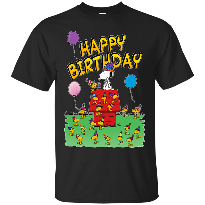 Snoopy Happy Birthday Tshirt T shirt