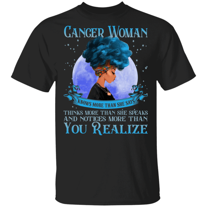 Cancer Woman Know More Than She Says Cool Black Queen Cancer Zodiac June July Birthday Gifts