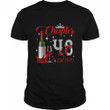 Chapter 48 YO Est 1973 48th Birthday Red Wine Bottle Crown shirt, hoodie, sweater, tshirt