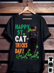 Happy St Cat Tricks Day Black