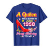 A Queens Was Borns In Junes 1958 63rd Happys Birthday T-Shirt