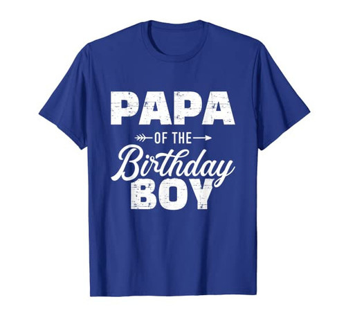 Mens Papa of the birthday boy matching family for grandpa or dad T-Shirt