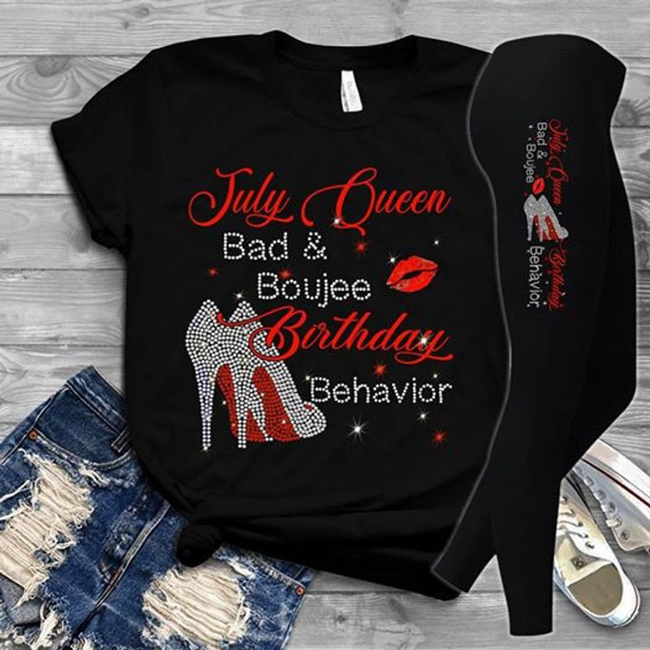 July Queen Bad amp Boujee Birthday Behavior Black