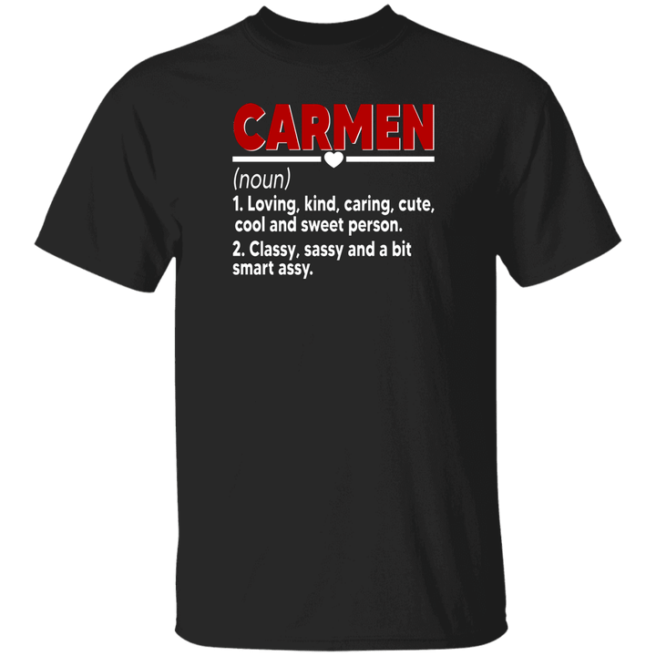 Birthday Carmen Definition Funny Name Personalized Birthday Gifts