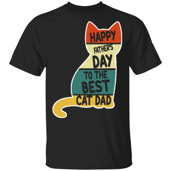 Happy Father's Day To The Best Cat Dad Cute Cat Matching Cat Lover Owner Fans Father's Day Gifts