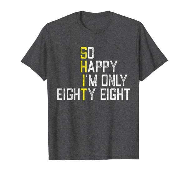 Funny 88th Birthday Gift 1933 Sarcastic 88 Years Old B Day T-Shirt