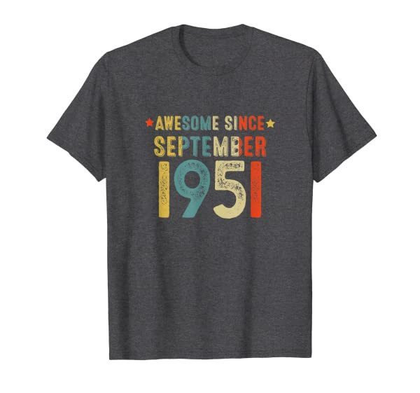 70th Birthday in September 1951 T-Shirt