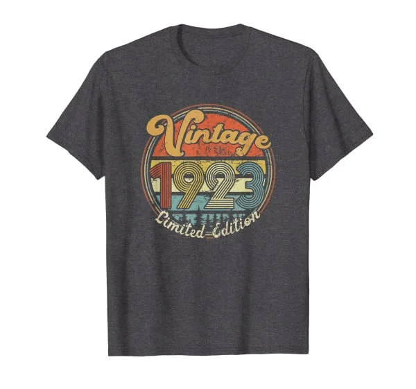 97 Year Old Gift Vintage Classic 1923 Funny 97th Birthday T-Shirt