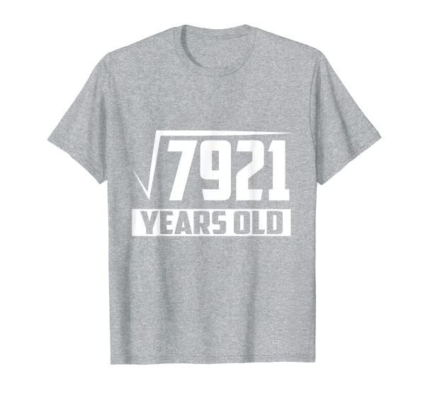 89 Years Old Square Root - Funny 89th Birthday Gift T-Shirt