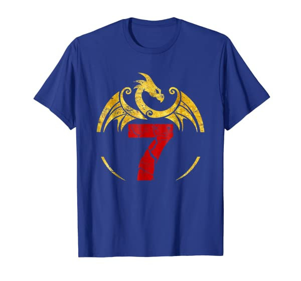 7th Birthday Gift Dragon Shirt