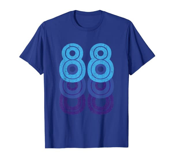 88 Lucky Number 88th Year Birthday Age Sports Team T-Shirt