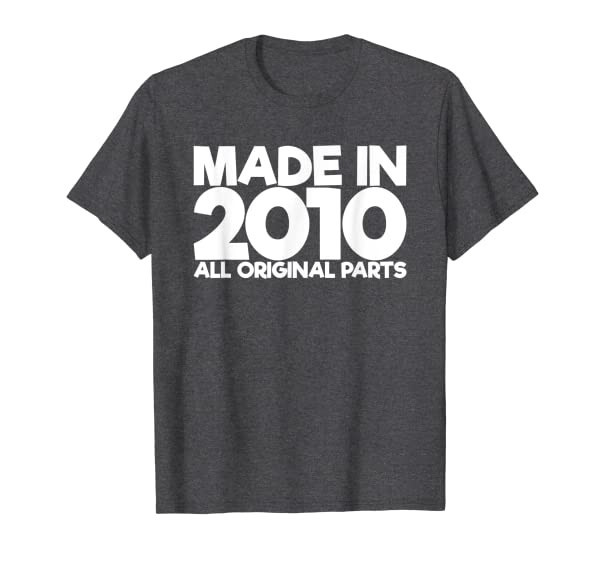 11 Years Old 2010 Made In Funny 11th Birthday T-Shirt