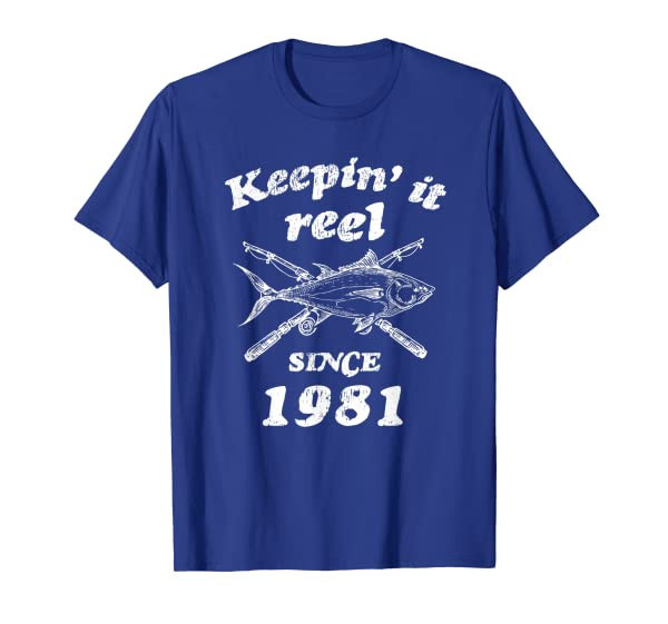 Mens Funny 40th Birthday Fishing Gift for 40 Year Old Fisherman T-Shirt