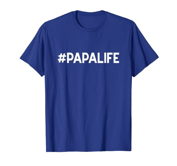 Mens Papa Birthday Gift For Grandpa From Grandchildren Papa Life T-Shirt