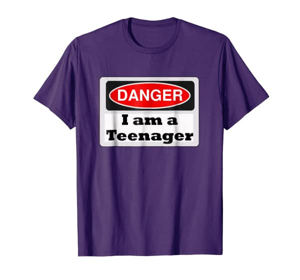 Funny Official I am a Teenager T-Shirt 13th Birthday Gift