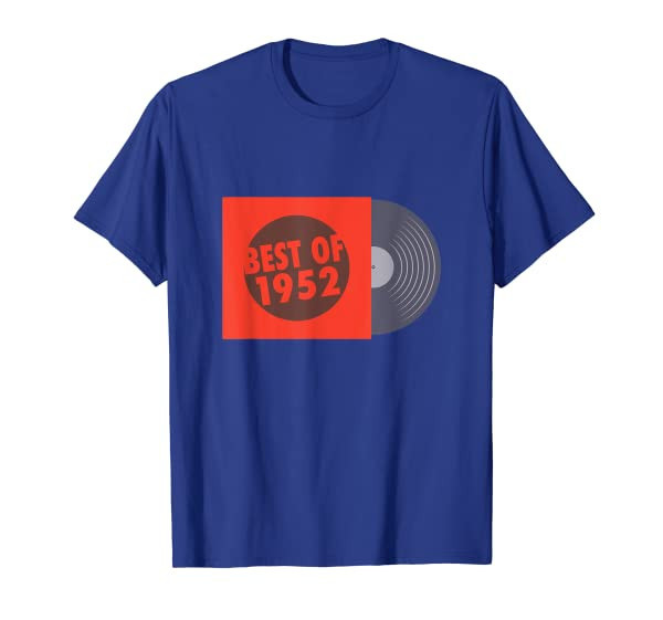 1952 Best Of Vinyl Record Disk 69th Birthday Vintage 1952 T-Shirt