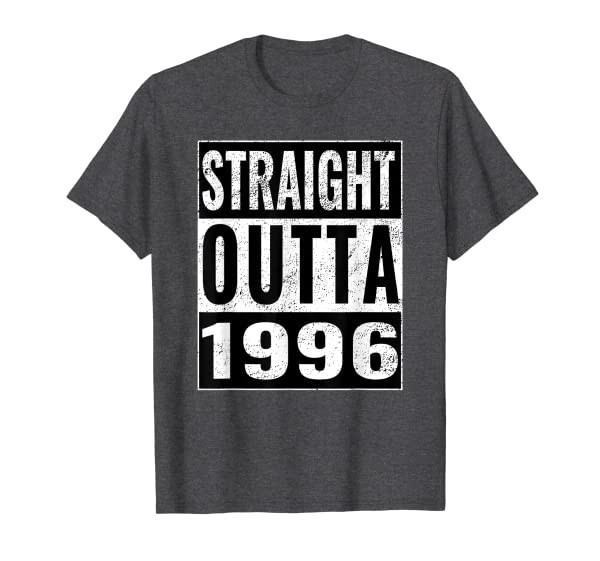 Straight Outta 1996 - Straight Out 1996 24th Birthday T-Shirt
