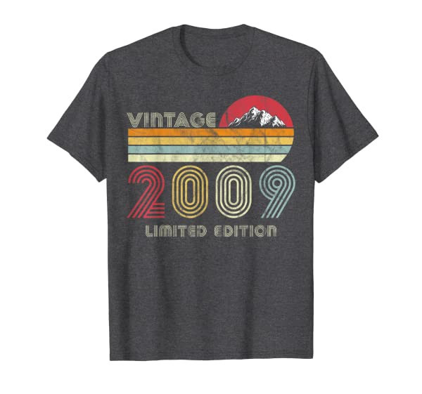 12 Year Old Gifts Vintage 2009 Limited Edition 12th Birthday T-Shirt