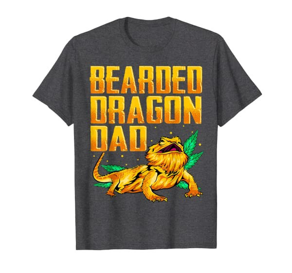 Bearded Dragon Dad Shirt Fathers Day Birthday Gifts T-Shirt