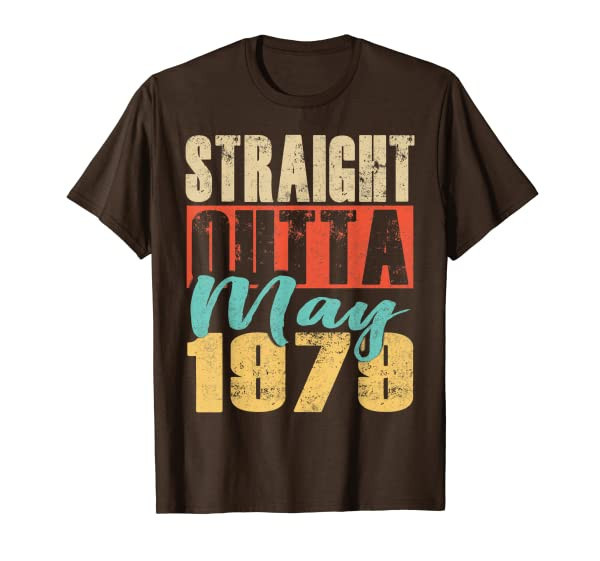 Straight Outta MAY 1979 40th Awesome Birthday T-Shirt Gifts