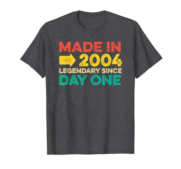 17 Year Old Boy Born In 2004 Girl Gifts For Birthday T-Shirt