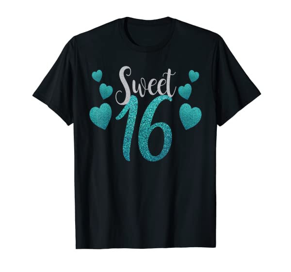 Sweet 16-Men Women Kids Birthday Party T Shirt
