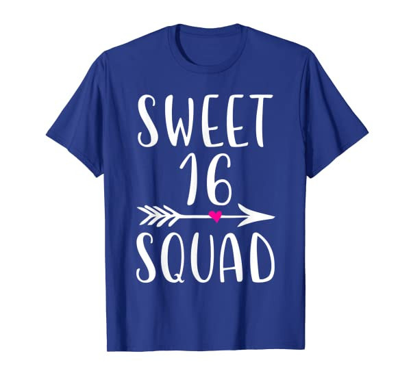 Sweet 16 Squad T-Shirt 16th Birthday