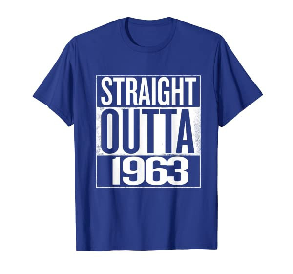 Straight Outta 1963 58th Birthday Vintage Funny T-Shirt