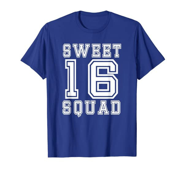 Sweet 16 Squad Birthday T-Shirt Funny Team Party Gift