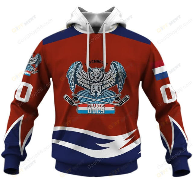 Grands Ducs Luxembourg Hockey Home Jersey Style Shirts