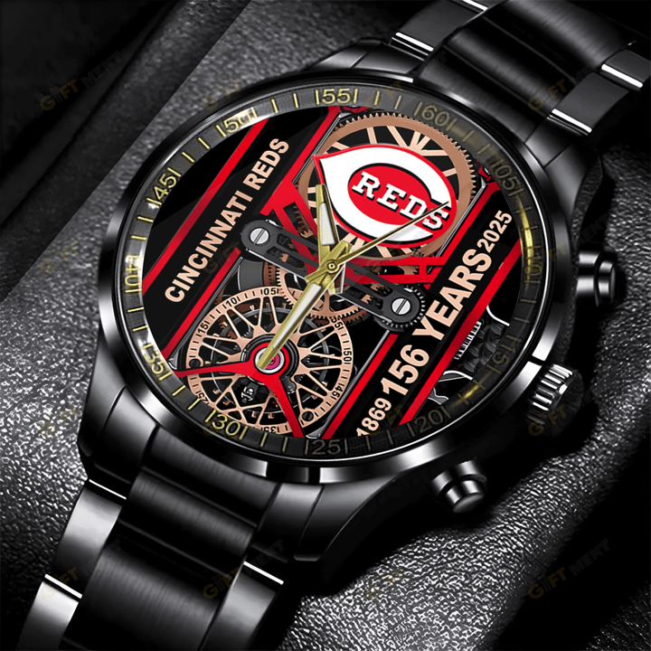Cincinnati Reds Stainless Steel Watch