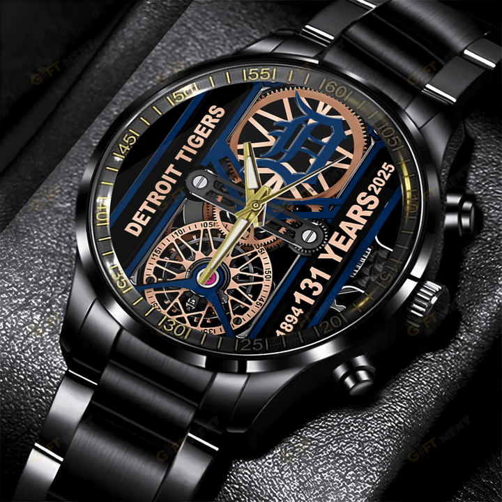 Detroit Tigers Stainless Steel Watch