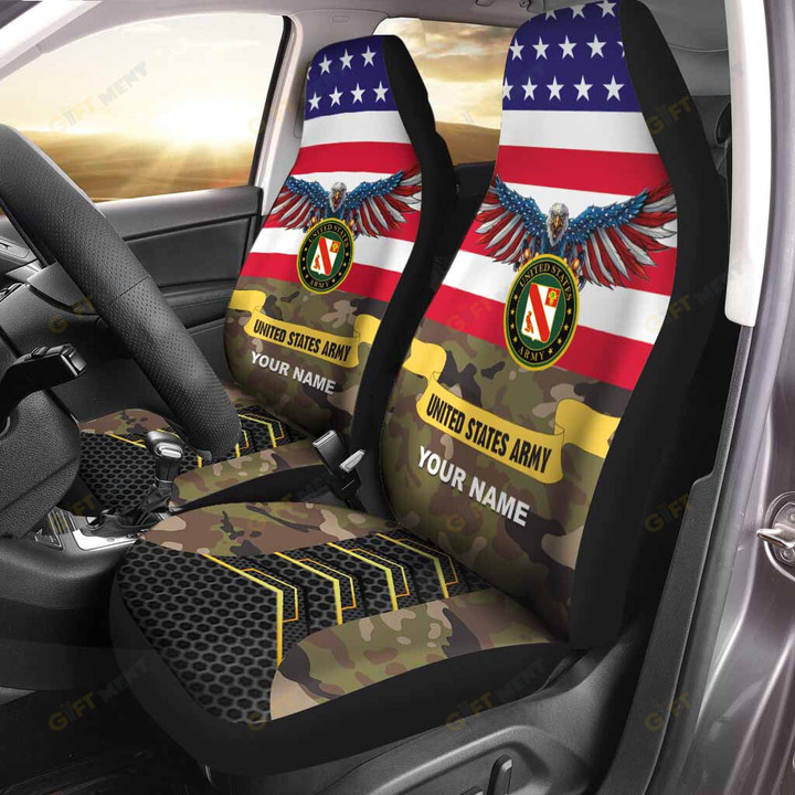 1st Battalion 21st Field Artillery Regiment Car Seat Cover