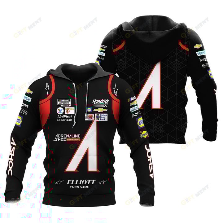 Chase Elliott _ Premium Car Racing 3D Printed Apparels