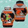 CLEVELAND BROWNS CHAMPS HOODIE 3d T1